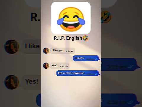 Laugh Out Loud: The Hilarious Demise of English 😂"Hashtags: #RIPEnglish #LanguageHumor #LaughOutLoud