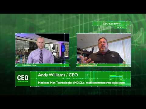 CEORoadshow Interview with Andy Williams, CEO of Medicine Man Technologies (MDCL)