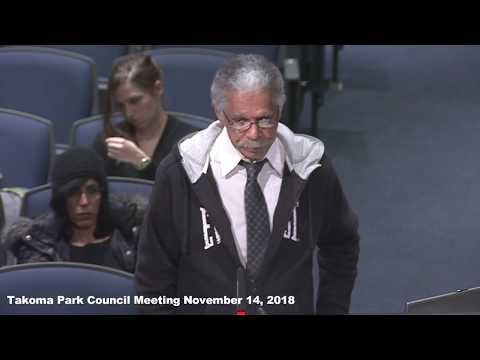 Veteran Speaks on 5G Small Cell Health Effects Takoma Park MD November 2018