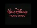 Walt Disney Home Video Logo With Announcer 12 RARE 1987
