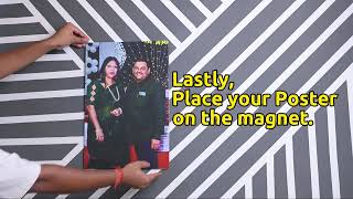 Metal Poster with magnet mount