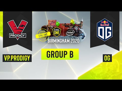 Dota2 - OG vs. VP.Prodigy - Game 2 - ESL One Birmingham 2020 - Group B - EU
