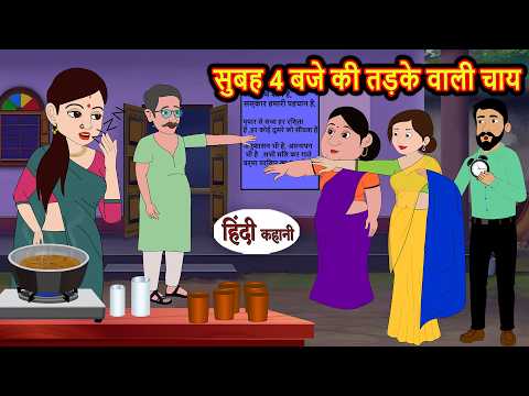 सुबह 4 बजे की तड़के वाली चाय Stories in Hindi | Bedtime Stories | Fairy Tales | Moral Story | Kahani