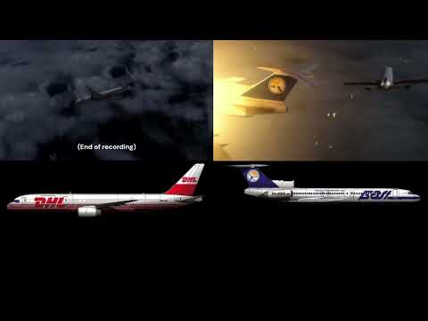 2002 Überlingen Mid-Air Collision | Synced CVRs + Animation (With Subtitles)