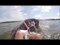 My Canoe Sinks in Middle of Lake, head-cam running