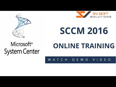 SCCM 2016  Tutorial | MS SCCM Online Training Demo Video