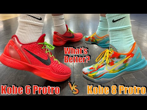 Kobe 6 Protro vs Kobe 8 Protro - What's The Better Shoe?!?