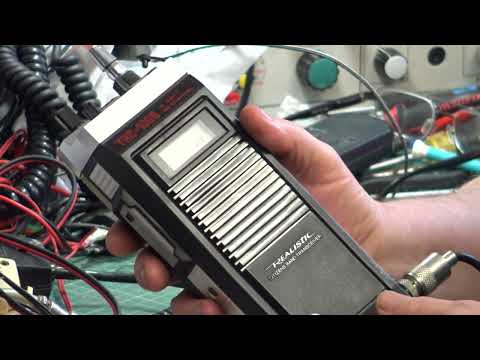 Realistic TRC1005 CB27/81 UK FM CB radio handheld - On The Air test