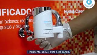 Cómo instalar el Purificador de canilla