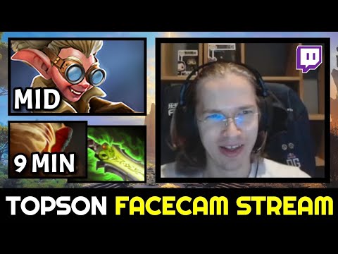 TOPSON MID Snapfire with 9min Boots of Travel — STREAM with FACECAM