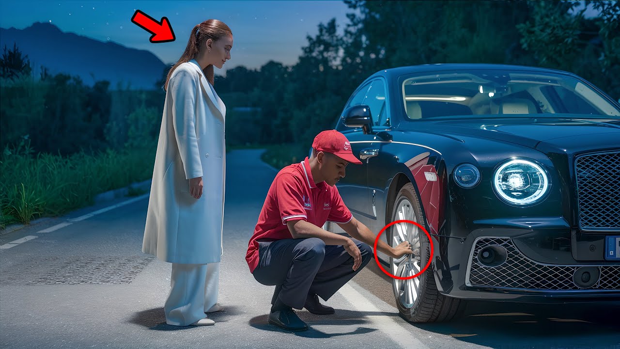 A Struggling Black Man Helps a Woman With a Flat Tire, What Happens Next Changes His Life Forever