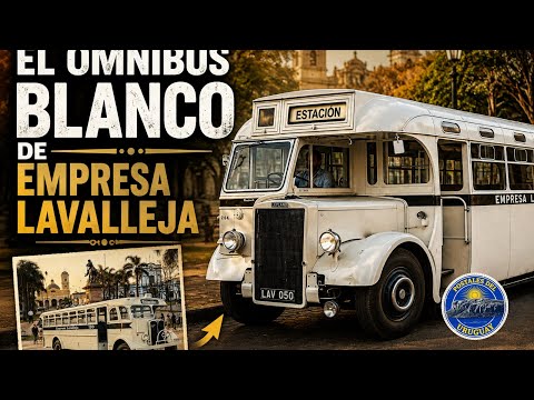 El ómnibus blanco de Empresa Lavalleja.#minas #uruguaynatural #transporte 
