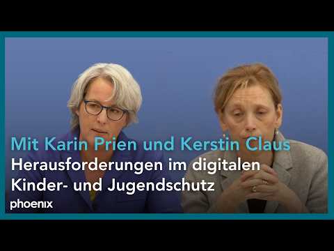 Bundespressekonferenz: Herausforderungen im digitalen Kinder- und Jugendschutz | 18.11.2025