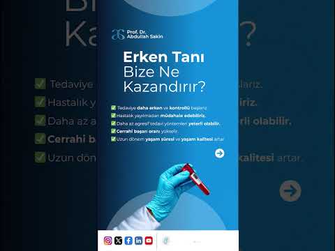 KANSERLE MÜCADELEDE İLK ADIM: ERKEN TANI BİR TERCİHTİR!