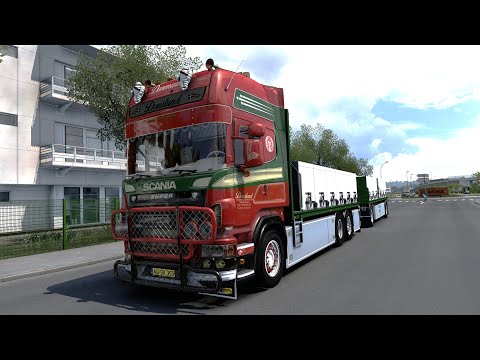 Euro Truck Simulator 2 2023 1.48 SCANIA R560 DONSLUND + TRAILER 1.48.x ETS2 1440p60