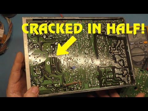 25" Hantarex Polo Arcade Monitor Repair - Flyback Area Destroyed And ZERO Brightness Control