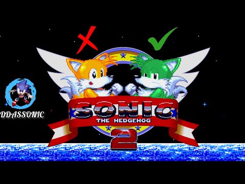 Super Green Tails (Baby Bop) in Sonic The Hedgehog 2 (Barney The Hedgehog 2) • Sonic Hack Longplay