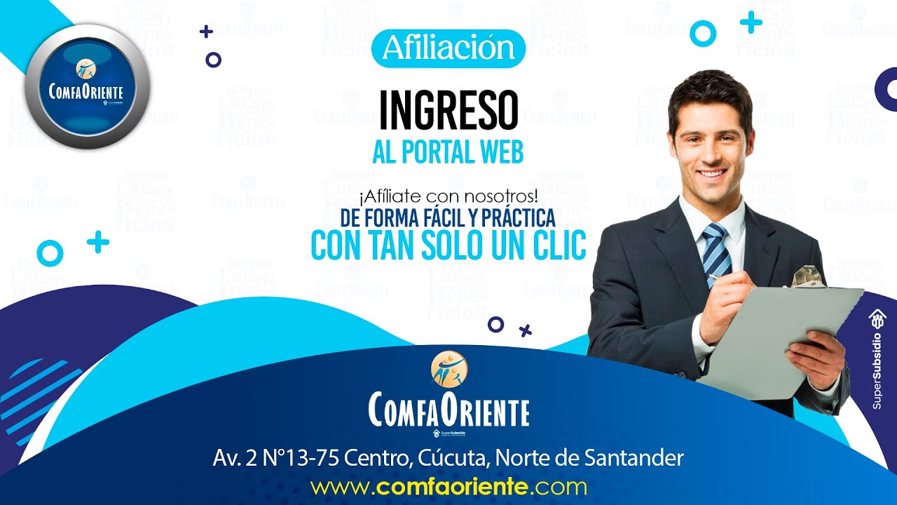 Tutorial para ingresar al portal de Afiliaciones en Línea de ComfaOriente