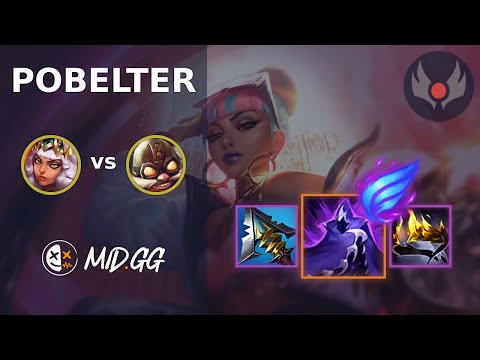 MID.GG: [ Pobelter ] Qiyana MID vs Corki | NA GRANDMASTER | LOL Season 2025