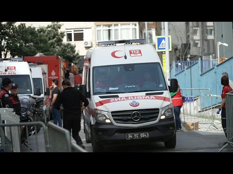 Emergency services on site of deadly Istanbul residential building fire | AFP