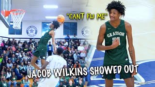 NBA Hall Of Fame Legend Son vs SH** TALKING STUDENT SECTION, Jacob Wilkins Stood On Business..
