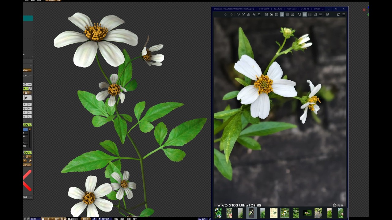 Beggarticks modeling 01