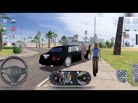 Black Car VIP LUXURY vs Uber Driver City 🚘🚦 Android iOS Car Taxi Simulator 2021