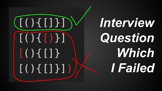 Well-formed Brackets (Difficult Python Practice Question 7)