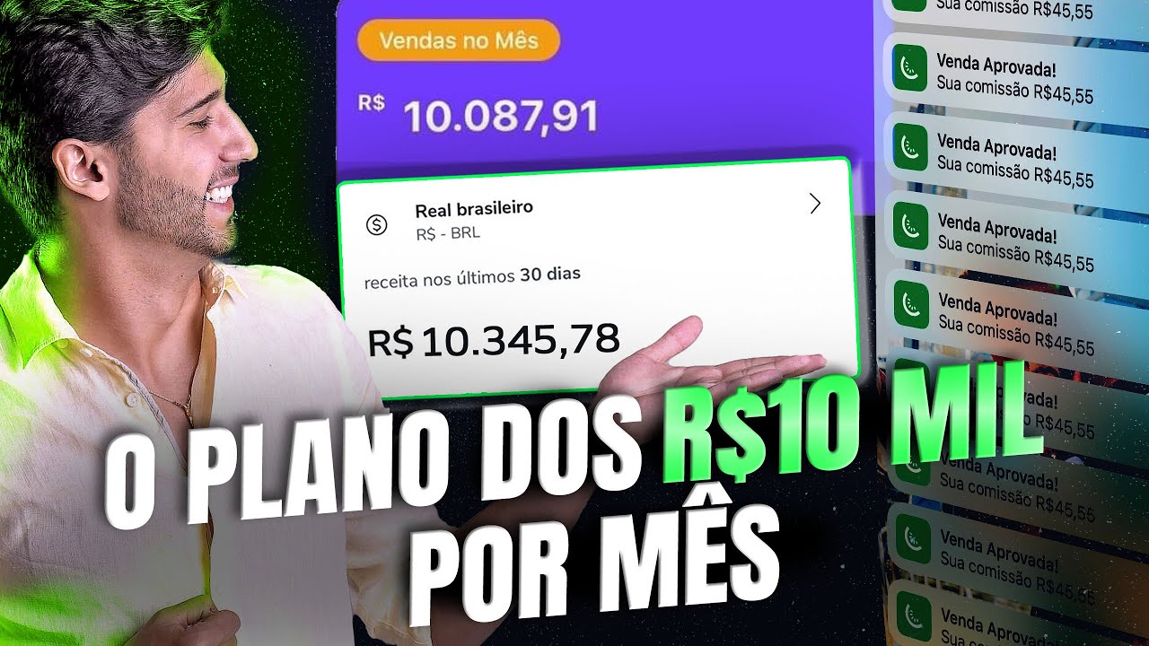 R$10 mil por mês na Hotmart, Kiwify, Braip: como conseguir? (Passo a passo com plano de ação)