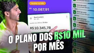 R$10 mil por mês na Hotmart, Kiwify, Braip: como conseguir? (Passo a passo com plano de ação)