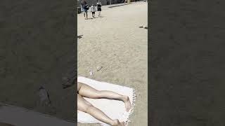 🇪🇸 Sunny day at Barcelona beach Spain