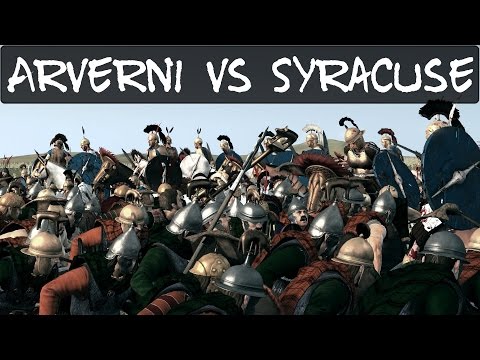 Total War Rome 2 Online Battle 135 Arverni vs Syracuse