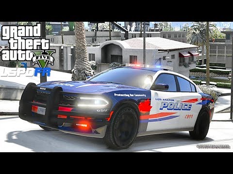 GTA 5 MOD LSPDFR 694 - CHARGER PATROL!! (GTA 5 REAL LIFE PC MOD)