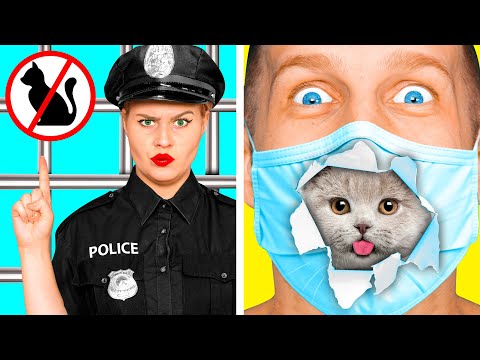 Ways to Sneak Pets into Jail | Funny Moments by RaPaPa Challenge