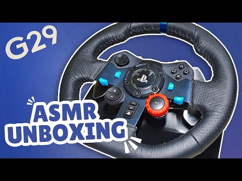 Logitech G29 Steering Wheel for PC/PS5 Unboxing - ASMR