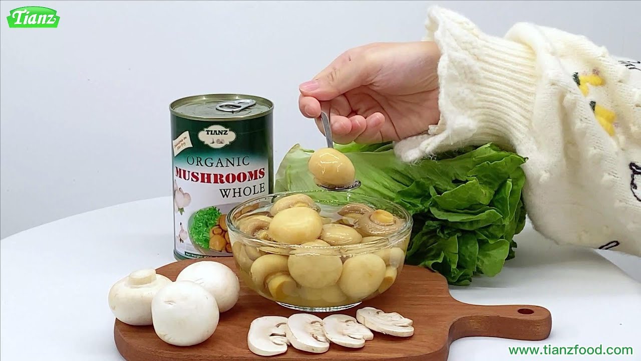 Canned Whole Mushrooms 425g