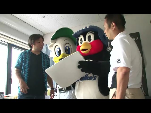 【里崎ゆる解説】マリーンズとスワローズの名物マスコットが登場!! 2017/6/10 M-S