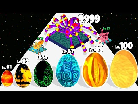 Merge Insect Domination - Level Up Insect Max Level Gameplay