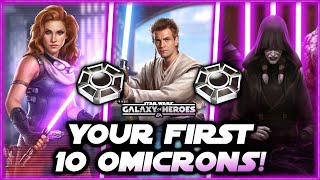 The First 10 Omicrons you Need in SWGOH, and 10 Omicrons You Should Avoid!