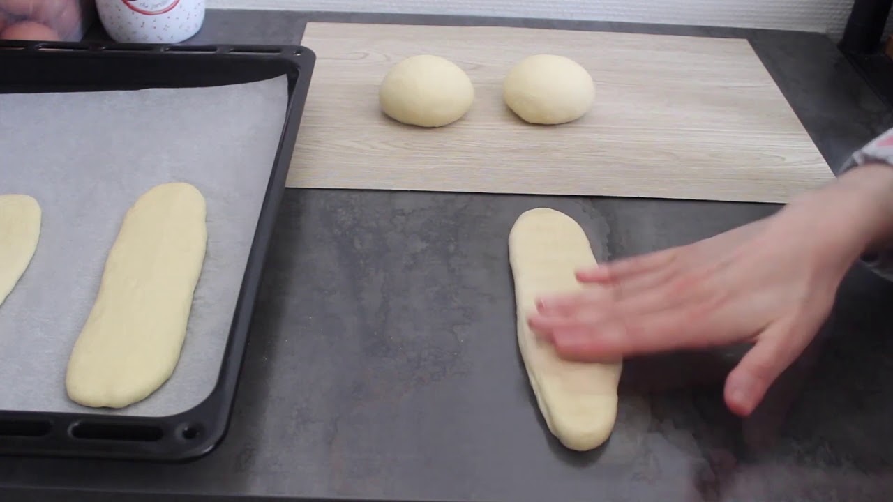 Façonnage des pains à paninis