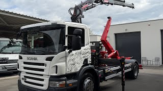 Scania P230 H&Aacute;KOV&Yacute; NOSIČ HYDRAULICK&Aacute; RUKA CONTAINER HOOKLIFT CRANE RADI cami&oacute;n con gancho | Imagen 4 - Autoline