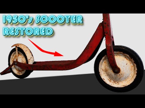 Scooter Time Travel: Restoring a Piece of the 1950s