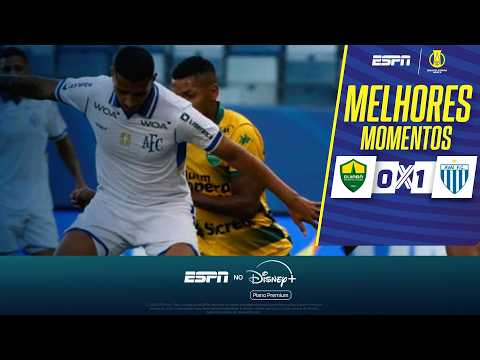 Gols e lances de Cuiabá x Avaí