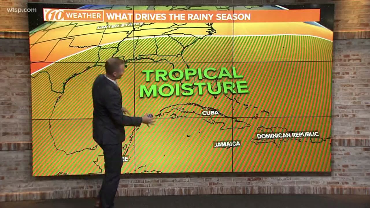Why is rainfall higher in summer?