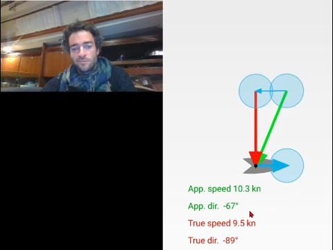 Come fa una barca a andare piú veloce del vento? Analisi della navigazione di un AC75 Americas Cup