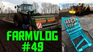 FarmVLOG #49 Ackern: Sommergerste und Dränage Verstecken/neue Bohrer und schuhe von Farmitoo