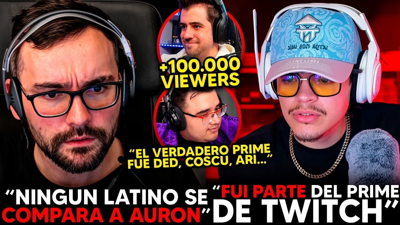 XOKAS ¡CONTUNDENTE con NUMEROS de AURON vs LATAM! KOMANCHE ¡SE INCLUYE en el PRIME de TWITCH HISPANO