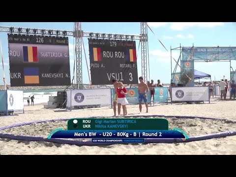 Gigi Marian SUBTIRICA (ROU) vs. Nikita KANEVSKYI (UKR) • B | Round 2 • Men's BW 80Kg