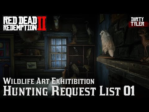 Wildlife Art Exhibition Guide Hunting Requests List 1 -  Red Dead Redemption 2 (RDR2)