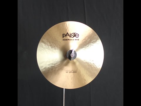 Paiste 10" Formula 602 Modern Essentials Splash - 304g (video demo) image 2